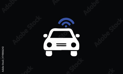 icon car wifi signal 
