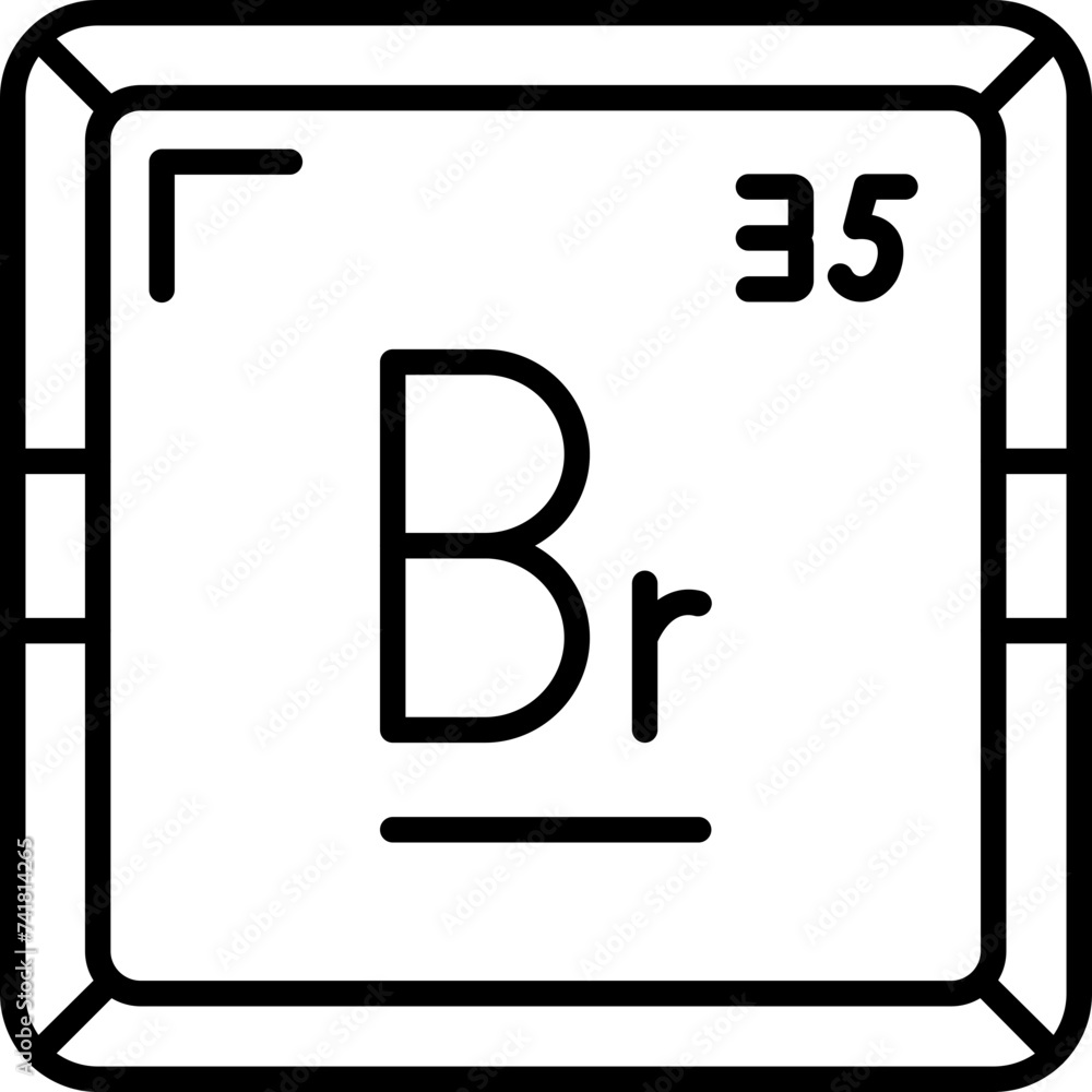 Bromine Icon Bromine Icon