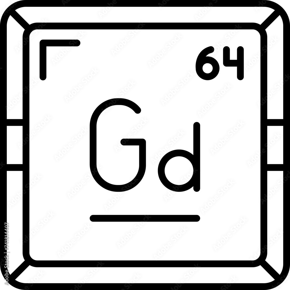Gadolinium Icon Gadolinium Icon