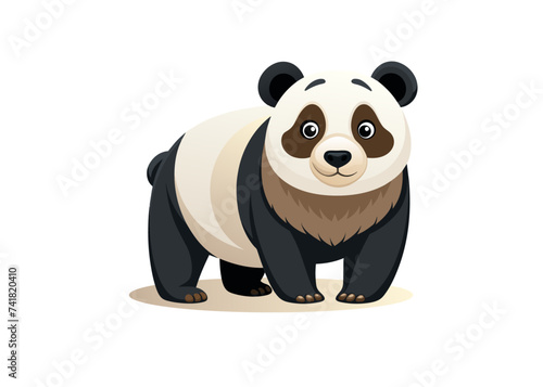 Cute Panda Isolated