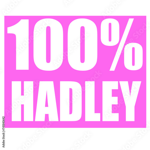 Hadley name 100 percent png