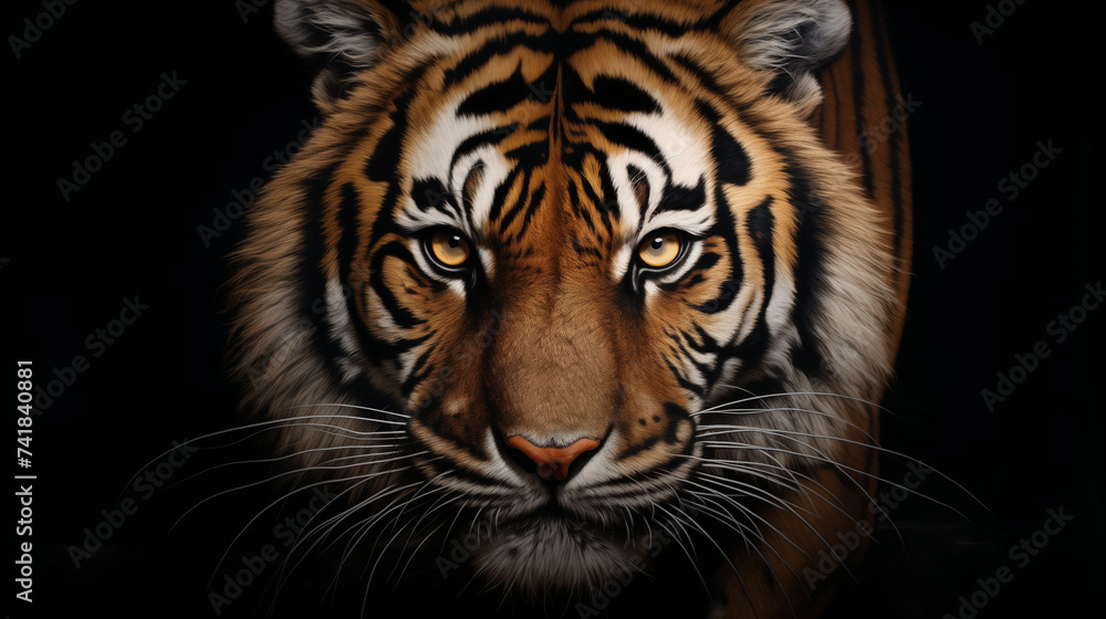 Tiger, willpower and determination