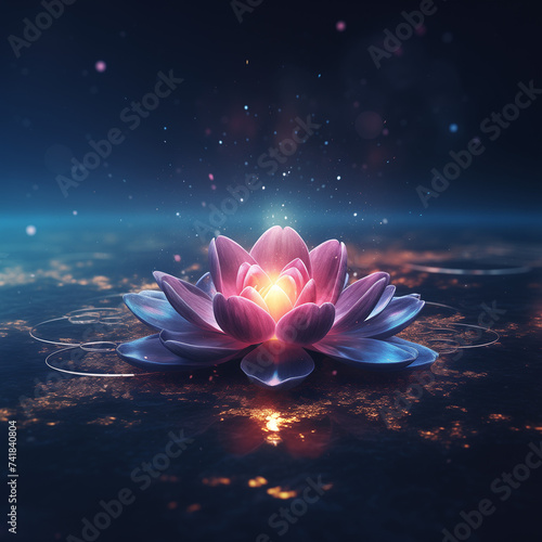 Lotus flower, spirituality, meditation, tranquility, enlightenment, mindfulness, inner peace