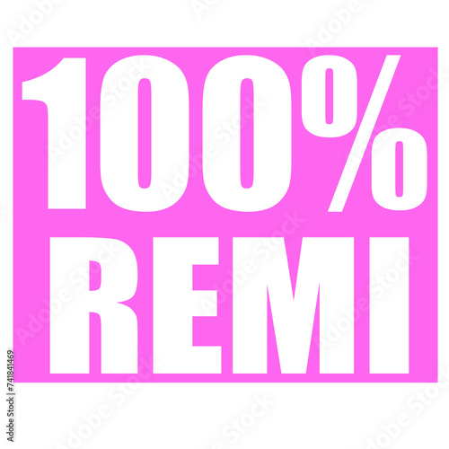 Remi name 100 percent png