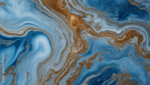 blue water background A blue marble pattern texture abstract background that looks realistic and detailed, the marble  