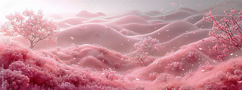 春の桜の華やかなグラフィックメージ楚材 春の桜の華やかなグラフィックメージ楚材