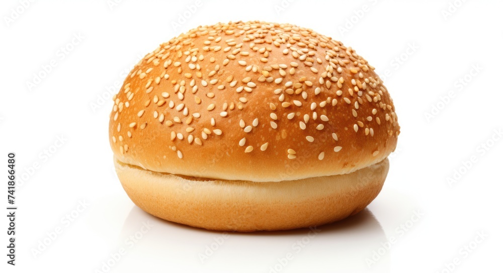 Freshly Baked Round Burger Buns with Sesame Seeds - Perfect for Your Burgers and More Freshly Baked Round Burger Buns with Sesame Seeds - Perfect for Your Burgers and More