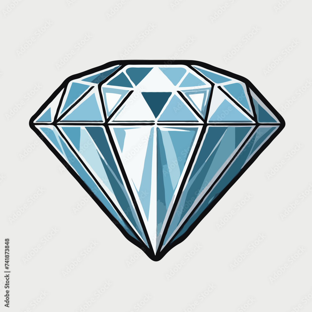 diamond on white background diamond on white background