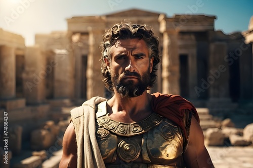 Portrait eines Bürgers des historischen Griechenlandes