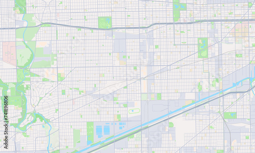 Cicero Illinois Map, Detailed Map of Cicero Illinois photo