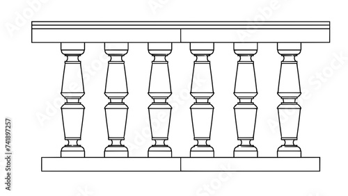 balusters vector6