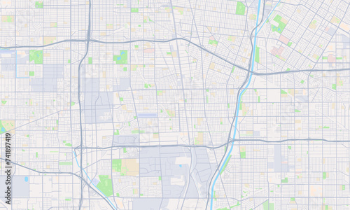 Compton California Map, Detailed Map of Compton California