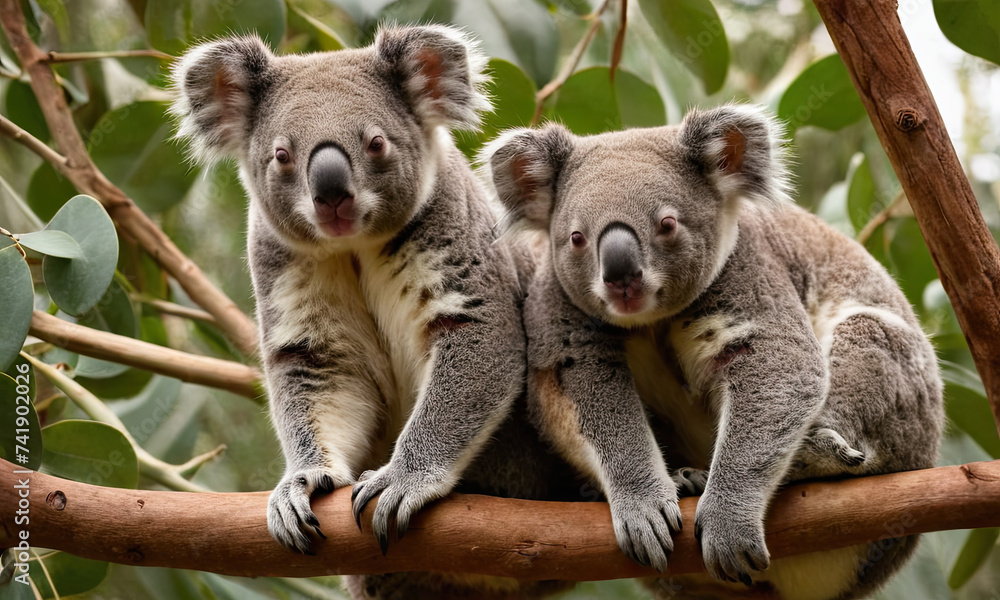 Obraz premium koala in tree