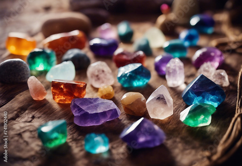 Healing chakra crystals therapy Alternative rituals gemstones for wellbeing meditation destress