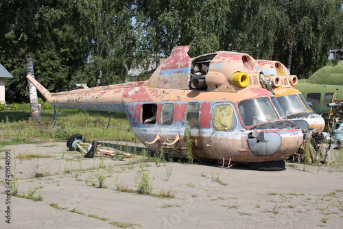 Helicopter Aircraft Graveyard