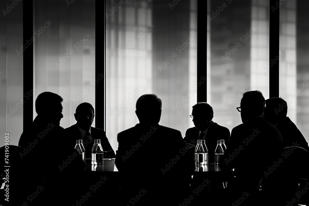 group of older people representing a company executive