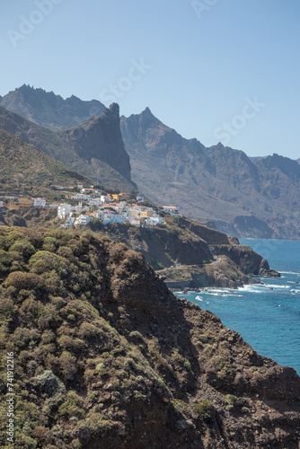 Beach Benijo and Taganana village on Tenerife