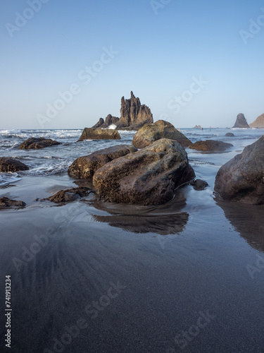 Beach Playa de Benijo in Tenerife