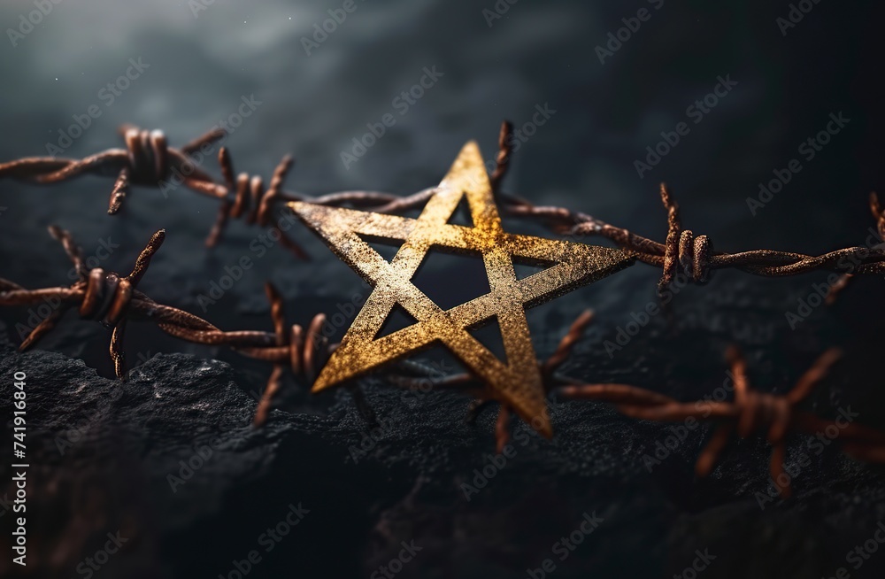 star of david on a dark background star of david on a dark background