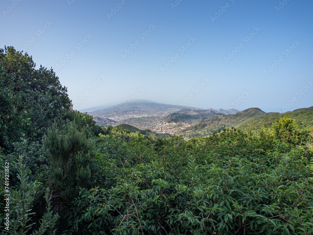 Anaga mountains, Anaga mountains in sunshine on Tenerife.