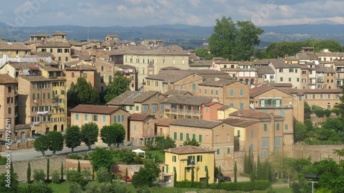 Vista panorámica de la belleza de Siena