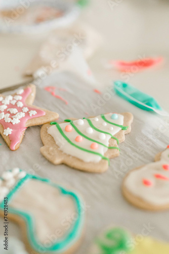 Sugar Cookie Decorating at Christmas