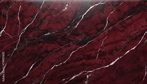 Red marble tile with black veins pattern texture