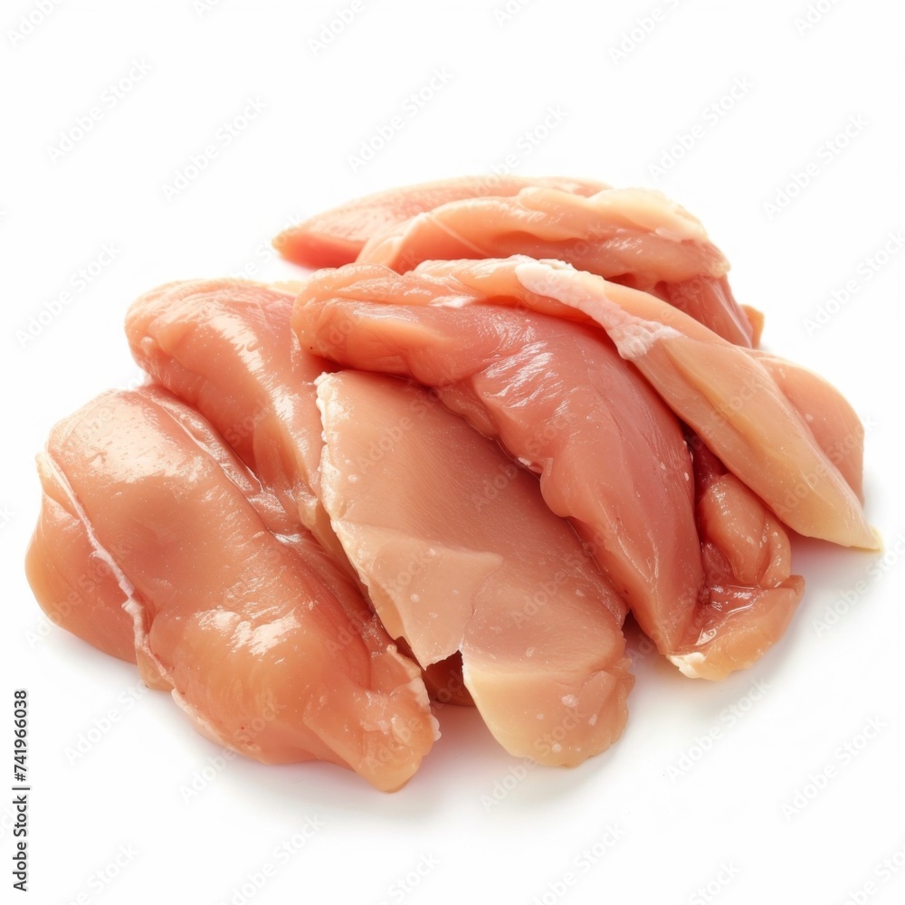 Raw chicken wings isolated on a white background Raw chicken wings isolated on a white background