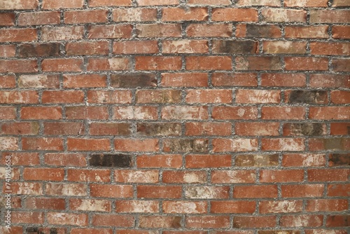 Brick wall seem less background 