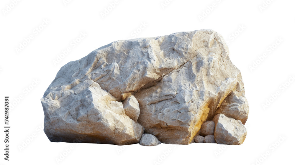 Big rock isolated on transparent background Big rock isolated on transparent background