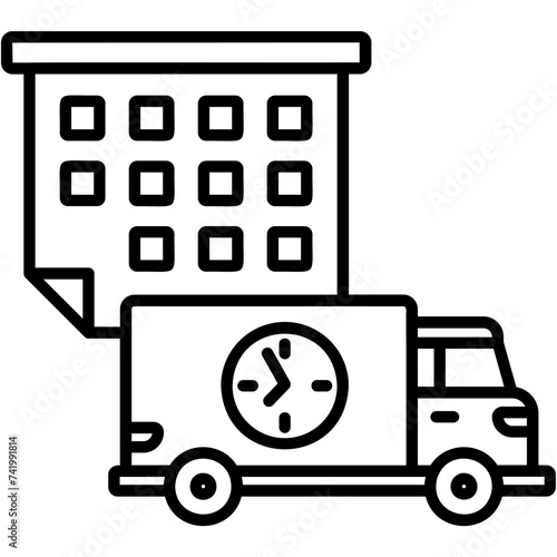 Delivery Scheduling Icon