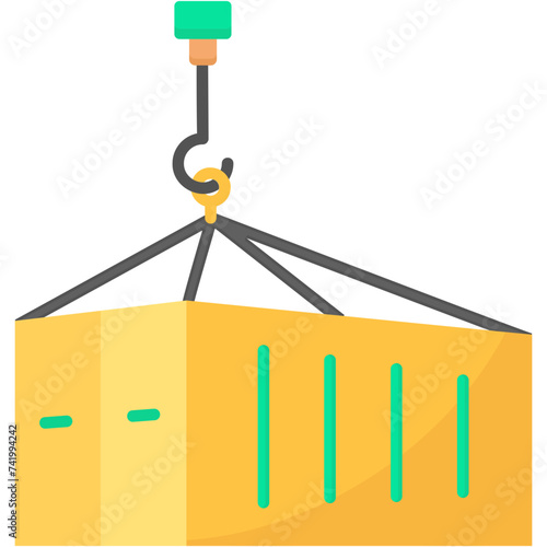 Shipping Container Illustration