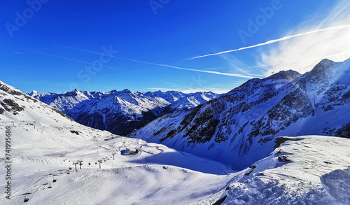 Alpine panoramic view form Schwarzkogl © greg_ka