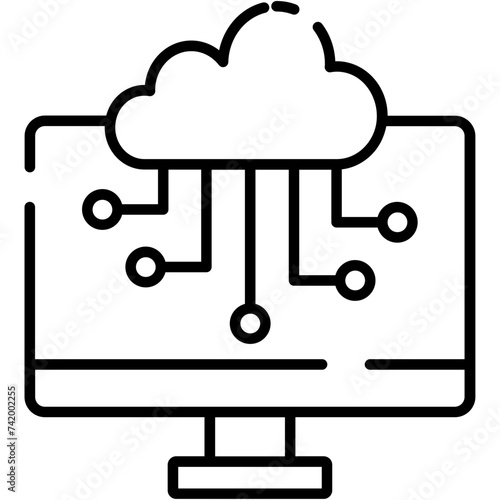 Cloud Computing Icon
