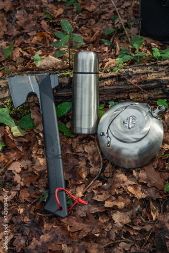 Wallpaper Mural Wilderness Essentials: Tools for Forest Exploration Torontodigital.ca