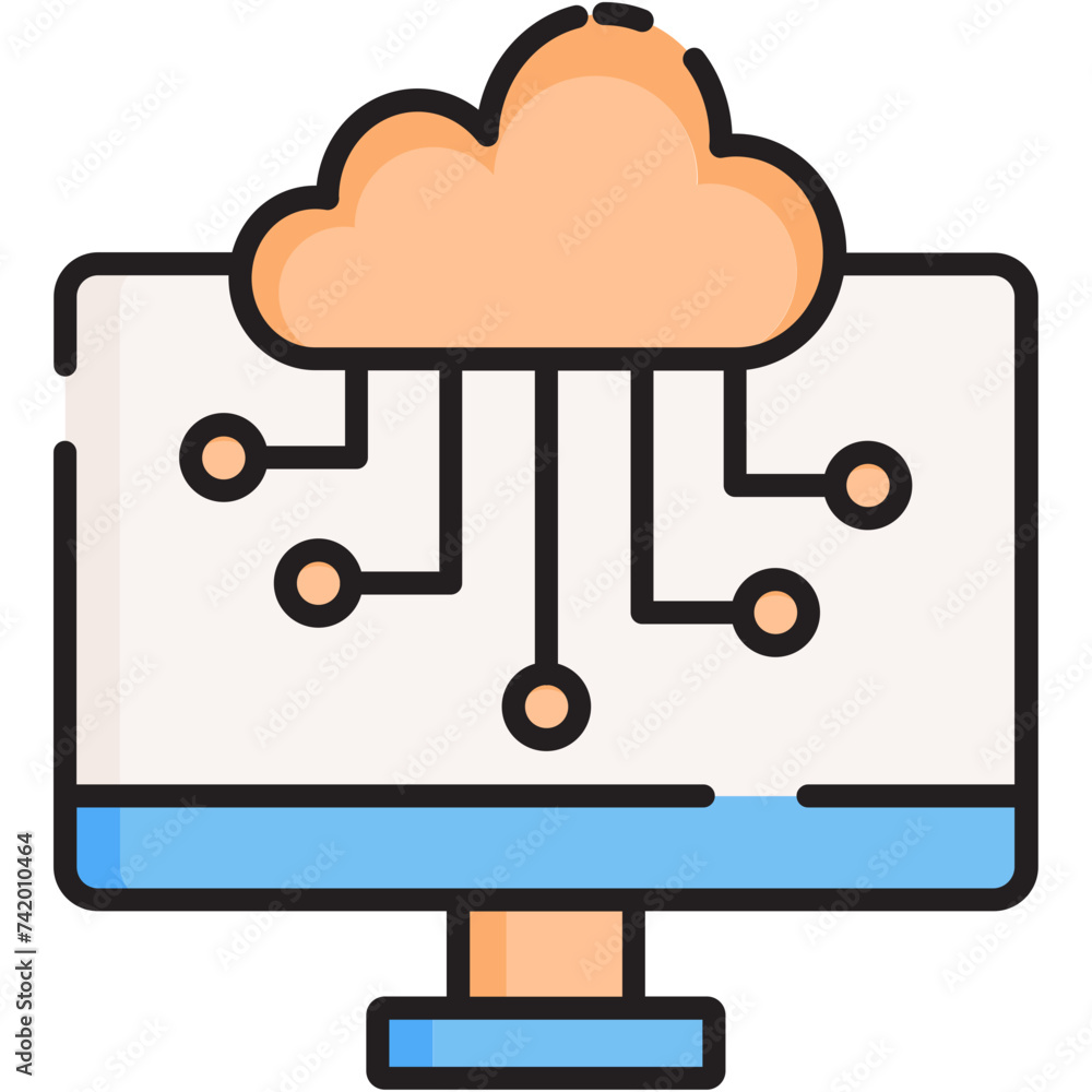 Cloud Computing Illustration Cloud Computing Illustration