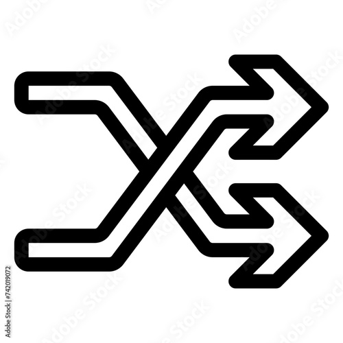 shuffle icon