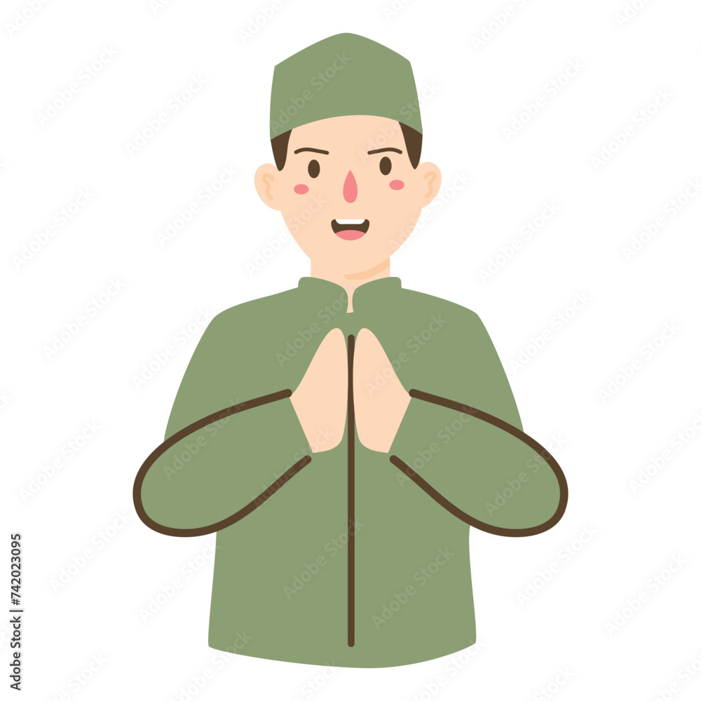 man islamic ramadan celebration illustration man islamic ramadan celebration illustration