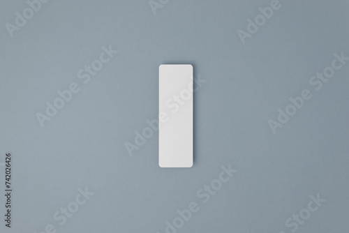 Bookmark Mockup, 2x6 inch Bookmark Mockup, Minimal Styled Stock, Stationery Mockup, Blank Bookmark Mockup photo