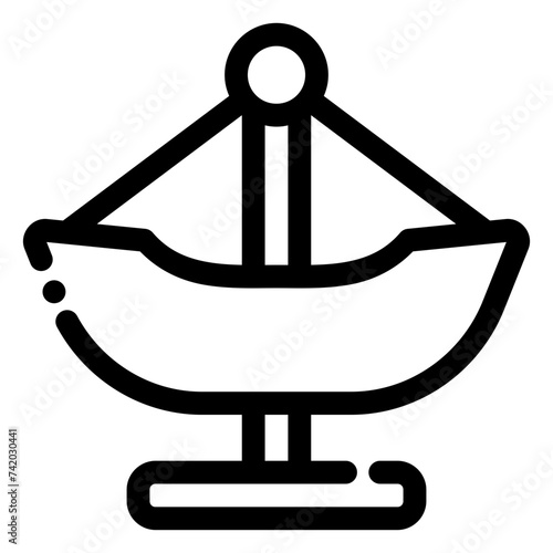 boat swing icon