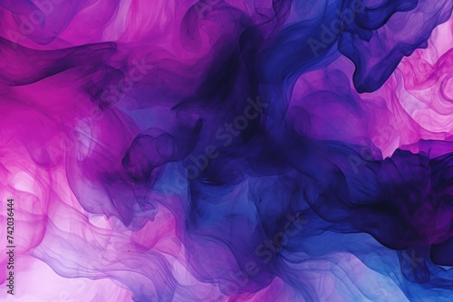 Blended colorful dark Indigo and Magenta geadient abstract banner background