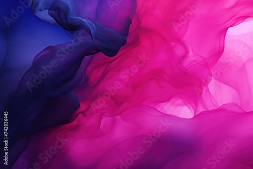 Blended colorful dark Indigo and Magenta geadient abstract banner background