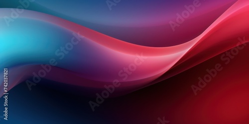 Blended colorful dark Maroon and Cyan geadient abstract banner background © Celina