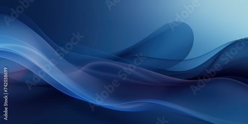 Blended colorful dark navy blue and blue gradient abstract banner background