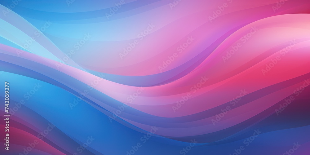 Blended colorful dark pink and blue gradient abstract banner background