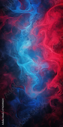 Blended colorful dark Red and Blue geadient abstract banner background