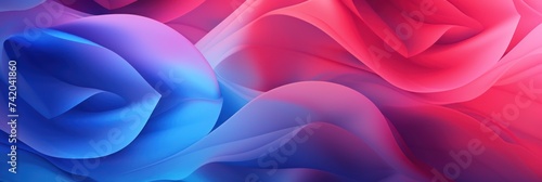 Blended colorful dark rose and blue gradient abstract banner background