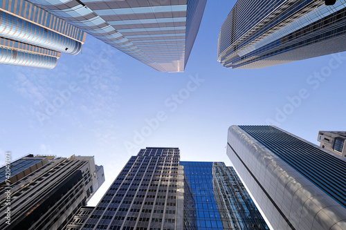 Obraz na plátně High-rise buildings in Hong Kong