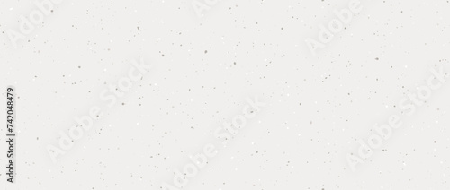 Craft grain paper seamless texture. Natural grey grunge surface design. Cream gray color rice paper repeating wallpaper. Vintage ecru background with dots, particles, speckles, specks, flecks. Vector
