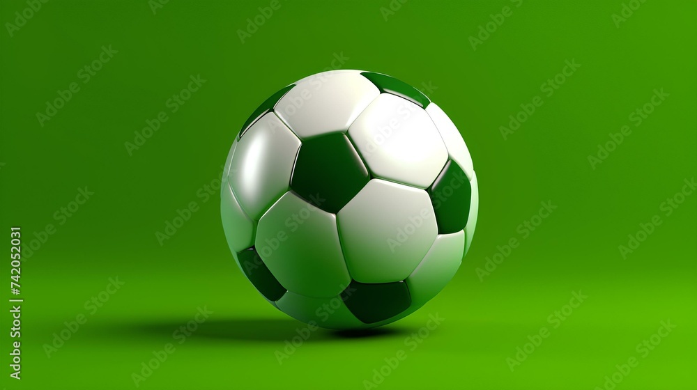 Soccer ball, on a green background, soccer world cup Soccer ball, on a green background, soccer world cup